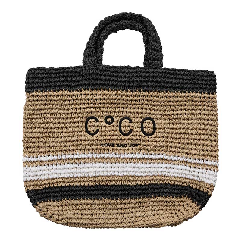 Co Couture CocoCC Straw Bag Sand - J BY J Fashion