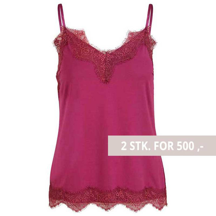 Coster Copenhagen CCH1004 Lace Top 693 Pink - J BY J Fashion