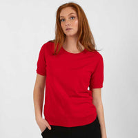 Coster Copenhagen CCH1118 Regular T-Shirt 613 Red - J BY J Fashion