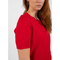 Coster Copenhagen CCH1118 Regular T-Shirt 613 Red - J BY J Fashion
