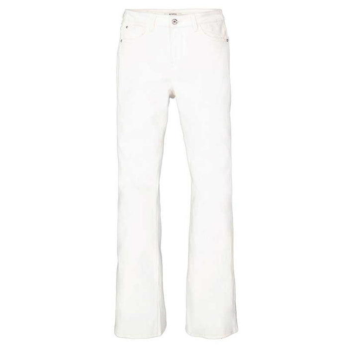 Garcia 245 - 5057 Celia Flare Jeans Hvid - J BY J Fashion