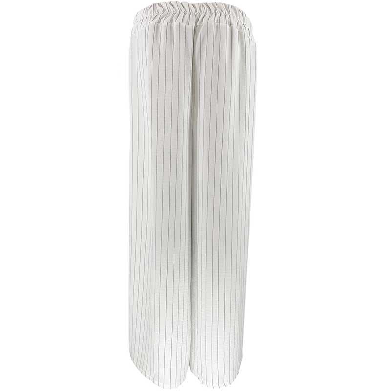 J By J Loose Stribe Pants White