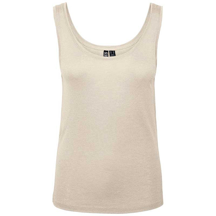 PIECES PCLUX WOOL TANK TOP OFF WHITE - J BY J Fashion