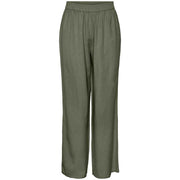 Pieces PCMilano HW Wide Pant D2D PB Army - J BY J Fashion
