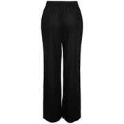 Pieces PCMilano HW Wide Pant D2D PB Sort - J BY J Fashion