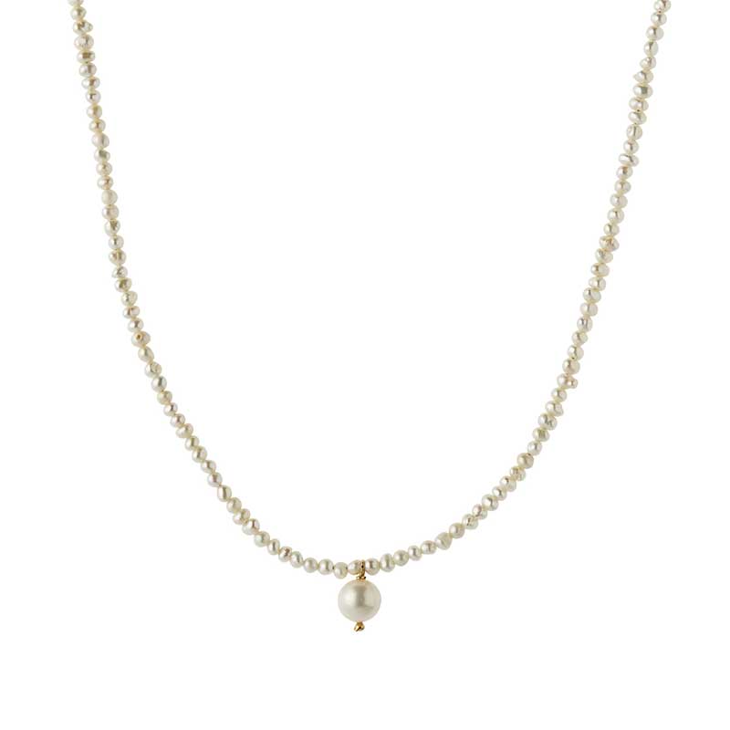 STINE A HEAVENLY PEARL DREAM NECKLACE OFF WHITE - J BY J Fashion