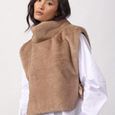 Co Couture FeraCC Faux Collar Creme