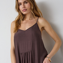Co Couture SunriseCC Block Strap Dress Dark Brown