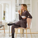 Hype The Detail 200-21-51 Printed Leggings Brown