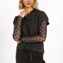 Coster Copenhagen Emerie Knit Polo Top Black