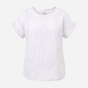 J BY J 10797 Embroidery Blouse White