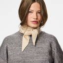 Pieces PCKomma Triangle Scarf Whitecap Gray