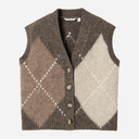 Noella Laiana Knit Vest Ash Brown Mix