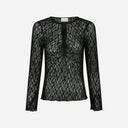 Neo Noir Matria Lace Blouse  Black