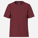 Pieces PCRia SS Solid Tee Noos Tawny Port