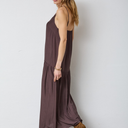 Co Couture SunriseCC Block Strap Dress Dark Brown