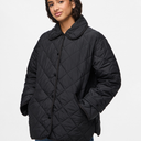 Pieces PCEmily Short Quilted Jacket Black