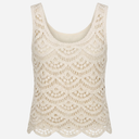 J By J Embroidery S/L Top Creme