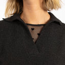 Coster Copenhagen Emerie Knit Polo Top Black