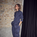Haute L'Amitié Navy Pin Waist Fit Blazer Navy
