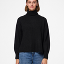 Pieces PCMalou LS Rollneck Knit Noos Black