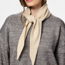 Pieces PCKomma Triangle Scarf Whitecap Gray