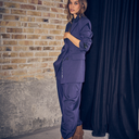 Haute L'Amitié Navy Pin Waist Fit Blazer Navy