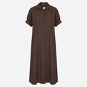 J BY J 8504 Long Tunic Dress Brown