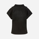 Coster Copenhagen Emerie Knit Polo Top Black