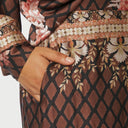 Neo Noir Lunet Botanical Border Pants Black