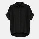 J by J 8504-3 Oversized Shirt Black