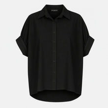 J by J 8504-3 Oversized Shirt Black