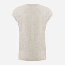 Coster Copenhagen CCH1101 V-Neck T-Shirt 129 Light Grey Melange