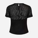 Co Couture ColtonCC Lace Mix Top Black