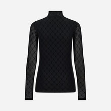 Hype The Detail 300-15-9 Mesh Blouse High Neck Black