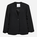 Co Couture VolaCC Cape Button Blazer Black