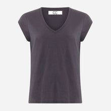 COSTER COPENHAGEN CCH1101 V-NECK T-SHIRT 502 NIGHT SKY BLUE