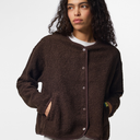 Pieces PCKatty Teddy Jacket Noos Hot Fudge
