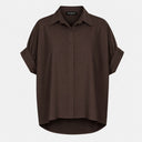 J by J 8504-3 Oversized Shirt Brown