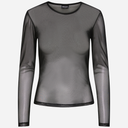 Pieces PCNinni LS Mesh Top Black