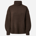 Pieces PCMalou LS Rollneck Knit Noos Hot Fudge