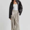 Second Female Sharo Wrap Trousers Roasted Cashew