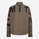 Haute L'Amitié Maxi Logo Dessert Check Shirt Dessert