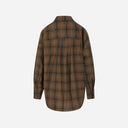 Coster Copenhagen Alia Loose Shirt Golden Brown Check