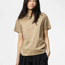 Pieces PCRia SS Solid Tee Noos Silver Mink