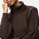 Pieces PCMalou LS Rollneck Knit Noos Hot Fudge