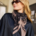 Hype The Detail 960-83-9 Triangle Scarf Brown