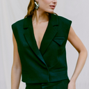 Copenhagen Muse CMTailor Short Waistcoat Black