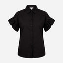 J By J 2125 SS Cotton Shirt Black