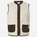 Pieces PCAnastacia Teddy Vest Birch